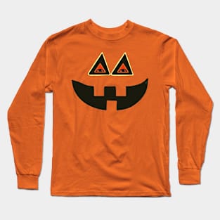 Men or Women Halloween Jack O Lantern Long Sleeve T-Shirt